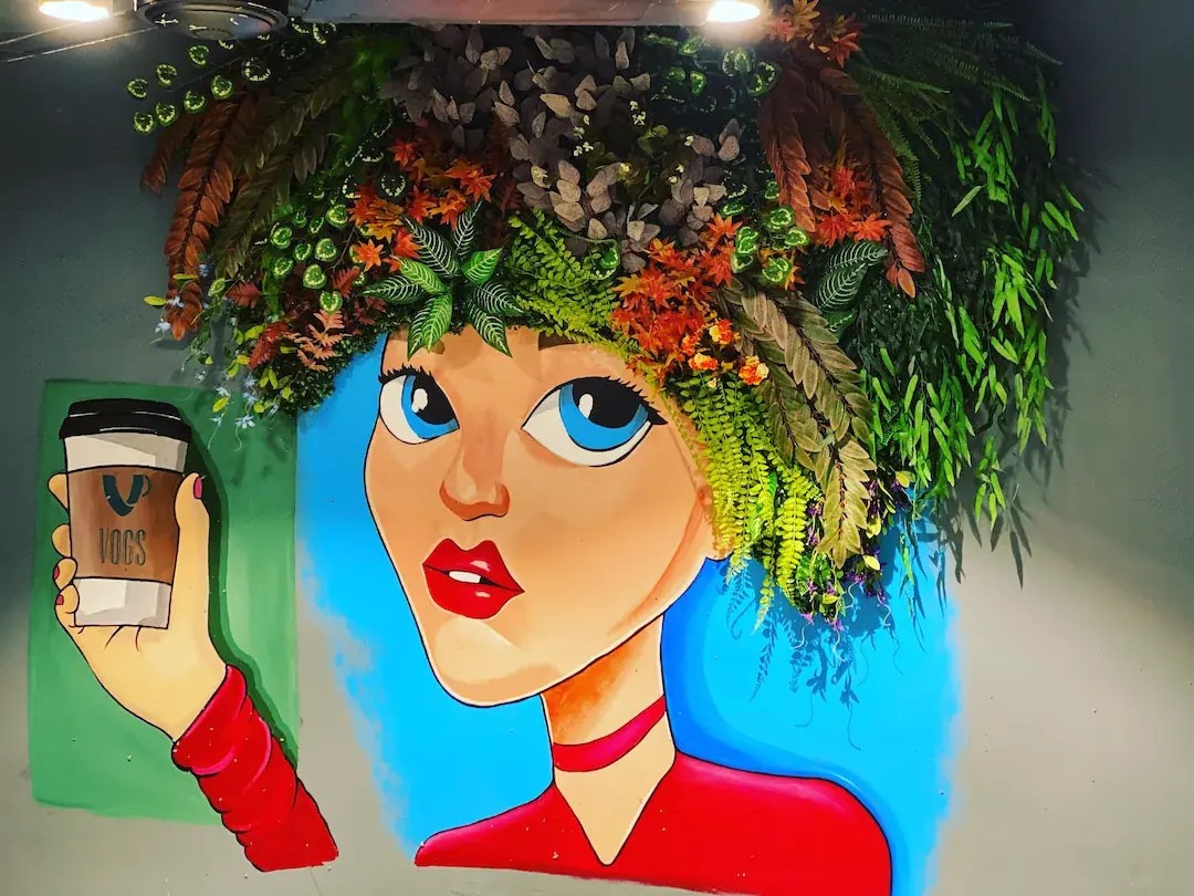 Vogs Coffee Yapay Bambu | Yapay Dikey Bahçe proje galerisi görseli 3